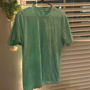 Unisex Seafoam Green Nike Tee Sz M